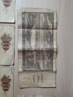 Staré československé bankovky 10KČS a 20KČS - 10