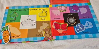 Magnetická knižka Barvy a Magnetická hra Autá - 10
