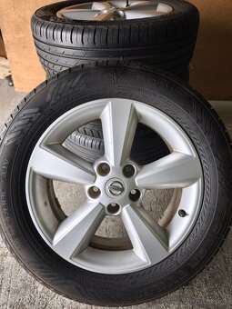 Alu disky 5x114,3 r17 letné pneumatiky 215/60 r17 Nokian 7mm - 10