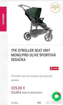 Predám kočík TFK vanička+športiak - 10