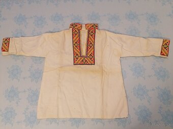 Detské košele ku krojom 2ks - 10