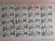 Americké SPZ Licence plate originál použité stare znacky - 10