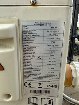 Bazen, tepelne cerpadlo, UV lampa, pieskova filtracia - 10