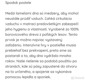 KLUPS Postieľka detská so zábranou Noah biela 120x60 cm - 10