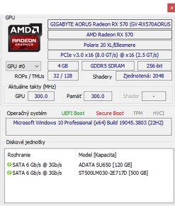 Predám herný PC ( i5, 16 GB RAM, Gigabyte RX 570 ) - 10