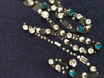 GUESS originál kráľovská Modra/rolacikove tricko S/M - 10