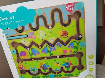 Magnetické bludisko Flowers - NOVÉ - 10