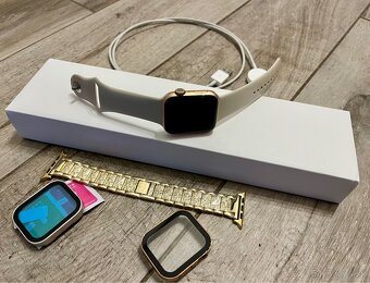 Predám Apple Watch Series 6 – 44 mm Gold - 10