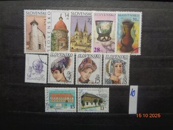 POŠTOVÉ ZNÁMKY - SLOVENSKO - 3 - 11 FOTO - 10