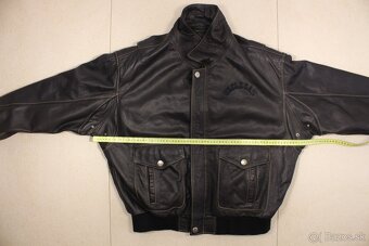 Pánská luxusní kožená bunda bomber Uncle Sam XL - 10
