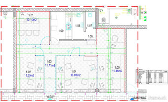 Bosen | Kancelárske priestory s dvoma parkovacími miestami, - 10