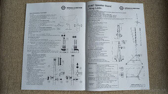 Predám stojany na reproboxy, trojnožky, K&M, najvyššia rada. - 10