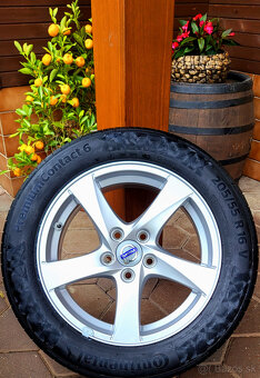 alu R16 5x108, orig. Volvo (pneu Continental 205/55, NOVÉ) - 10