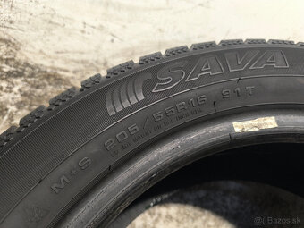 205/55 R16 Zimné pneumatiky 2x Sava Eskimo 2x Debica Frigo - 10