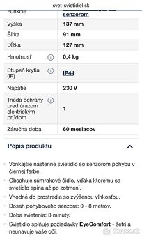Nástenné svietidlo Philips - 10