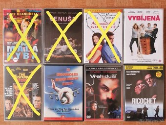DVD zlacnené na 0,5€ - 10