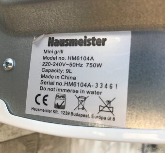 Hausmeister HM 6104A Mini Grill - 10