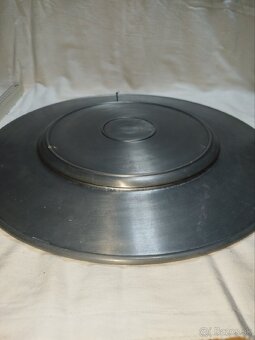 Obrovsky cinovy tanier - 10