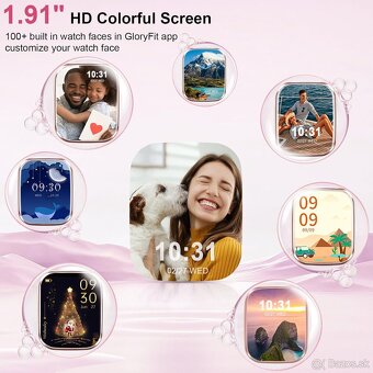 Chytré hodinky KUIZIL T70 – 1,91" IPS displej, volanie, CZ - 10