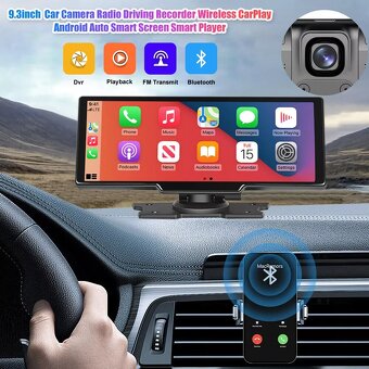 Autorádio s CarPlay/Android Auto/Bluetooth/FM – 2K - 10