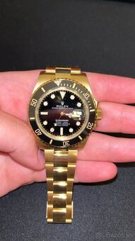 Pánske hodinky Rolex Submariner – zlaté - 10