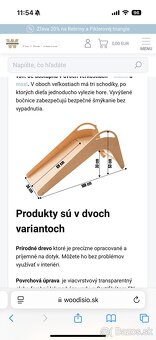 Detská drevená šmýkalka - 10