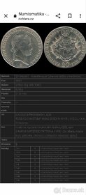 Starožitná 20 grajciarová minca r.1845 v sklen. pohári. - 10