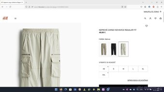 Keprové cargo nohavice HM (Kapsáče) - 10