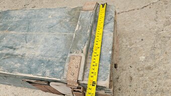 Vojenska drevena krabica bedňa 1. - 10