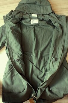 Zelená predĺžená bundička, v.M/L, 152 - 10