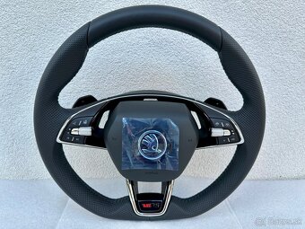 Volant zkoseny DSG VRS airbag skoda octavia IV vyhrievany - 10