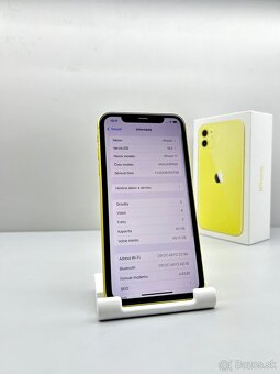 iPhone 11 YELLOW NOVÁ BATÉRIA 100% ZDRAVIE - 10