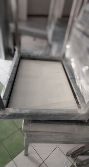 Kuchynské gastro stôl, rozrábkový, stoly s policou - 10