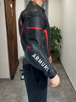 Športová kožená bunda ARMURE HAMO LEATHER veľ. M - 10