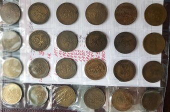 mince  koruny rubeľ a iné - 10