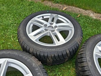 17" ALU orig AUDI 5x112 + zimné 225/50 r17 Dunlop NOVÁ SADA - 10