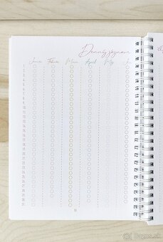 Nový Knižný diár zápisník pre knihomoľov 180 str. Dream&live - 10