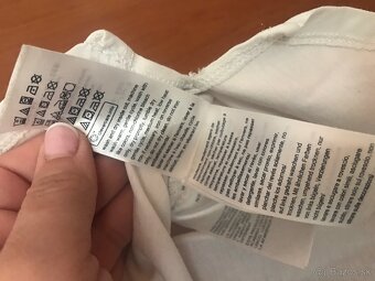 TOMMY HILFIGER originál holografik damske tricko S - 10