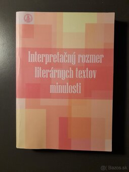 Darujem knihy, oblasť prevažne literárna veda - 10