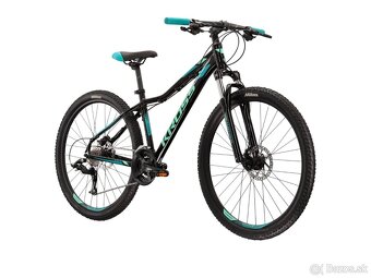 Kross Lea 5.0, 29/ 27,5 bicykel dámsky, Black Turquoise Glos - 10