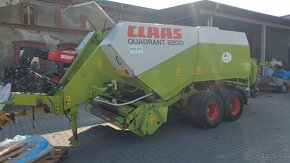 Lis Claas Quadrant 2200 na hranaté balíky Balíkovač Krone - 10