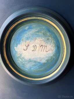 Neobaroko stará posteľ 90x200cm - 10