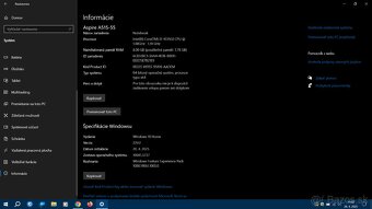 Predám Acer Aspire 5, 15,6", Intel Core i5-1035G1, M.2 512G - 10
