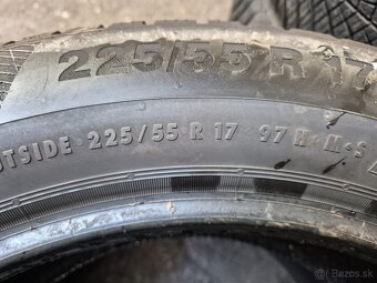 225/55 r17 zimné 4 ks CONTINENTAL dezén 7,6 - 6,5 mm DOT2022 - 10