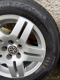 VW original elektrony + pneu R15 195/65 - 10