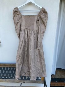 Béžové/bledohnedé šaty pre družičku - 10