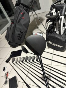 Kompletny čierny set golfových palíc (12ks) + darčeky - 10