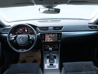 Škoda Superb combi 2021 2.0TDi 147kW DSG, modrý, odpočet DPH - 10