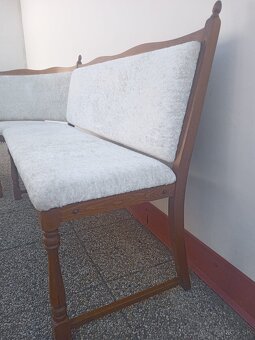 Jedálenský kút, lavica + 2 stoličky - 10