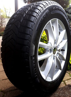 alu R16 5x112, zimné pneu 215/60, orig. VW Passat /+ Superb - 10